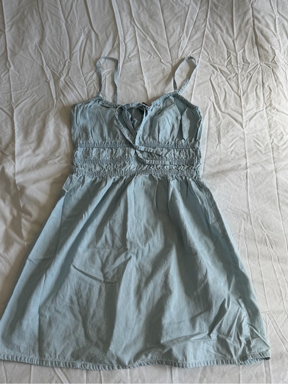 ASOS Light Blue Waist Sundress
